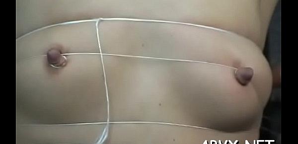  Exposed woman spanking clip with extreme bondage